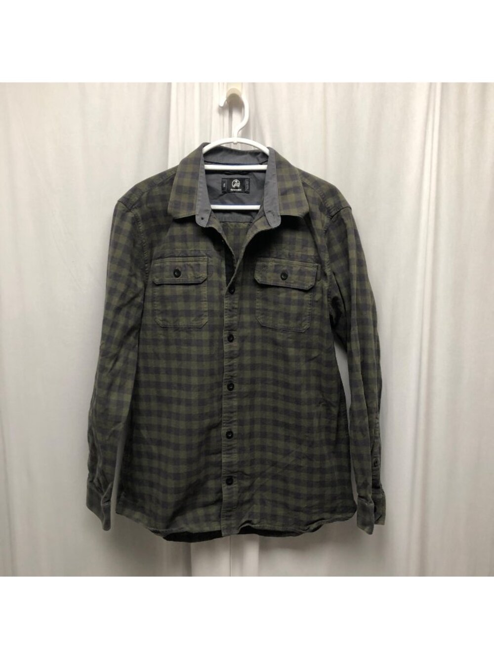 Swanndri Plaid Flannel Shirt Mens Size XXL Cotton Green Long Sleeve Tailored Fit